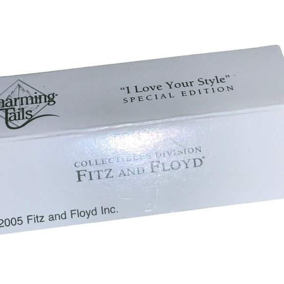 Charming Tails I Love Your Style Limited Special Edition Retired Fitz and Floyd - Picture 11 of 14